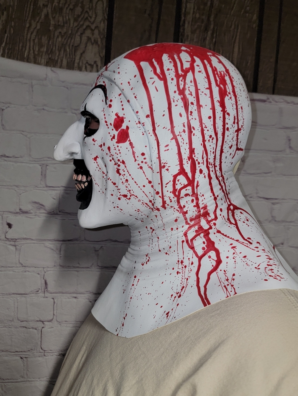 Art The Clown Latex Face Mask Nwot - Picture 3 of 5